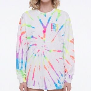 Disney Spirit Jersey Tie Dye SZ XL Unisex Limited Edition Long Sleeve
